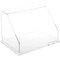 Plymor Clear Acrylic Slanted Front Display Case, 9" W x 6" D x 6" H